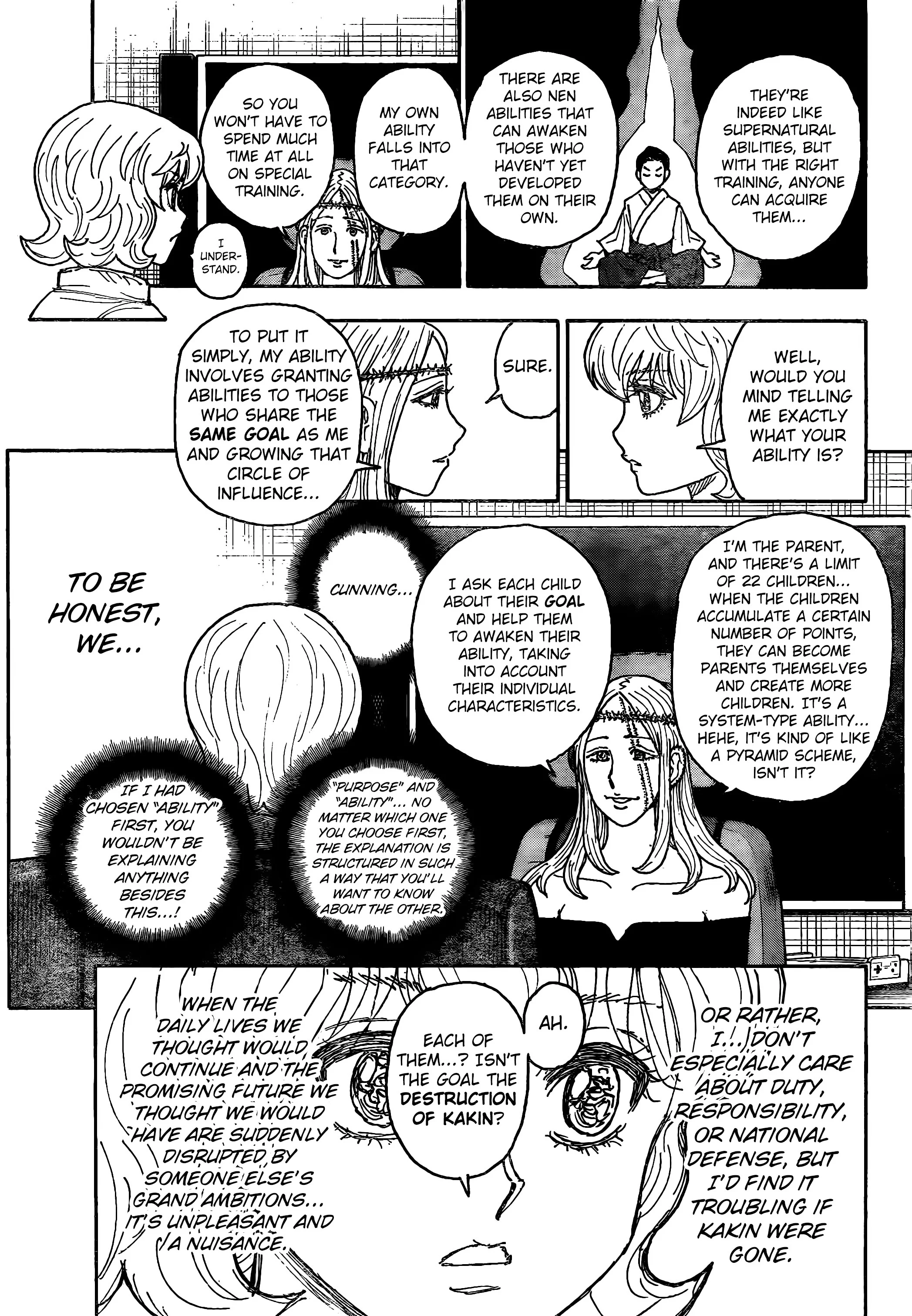 Hunter x Hunter, Chapter 408 - Negotiations Part 2 image 09