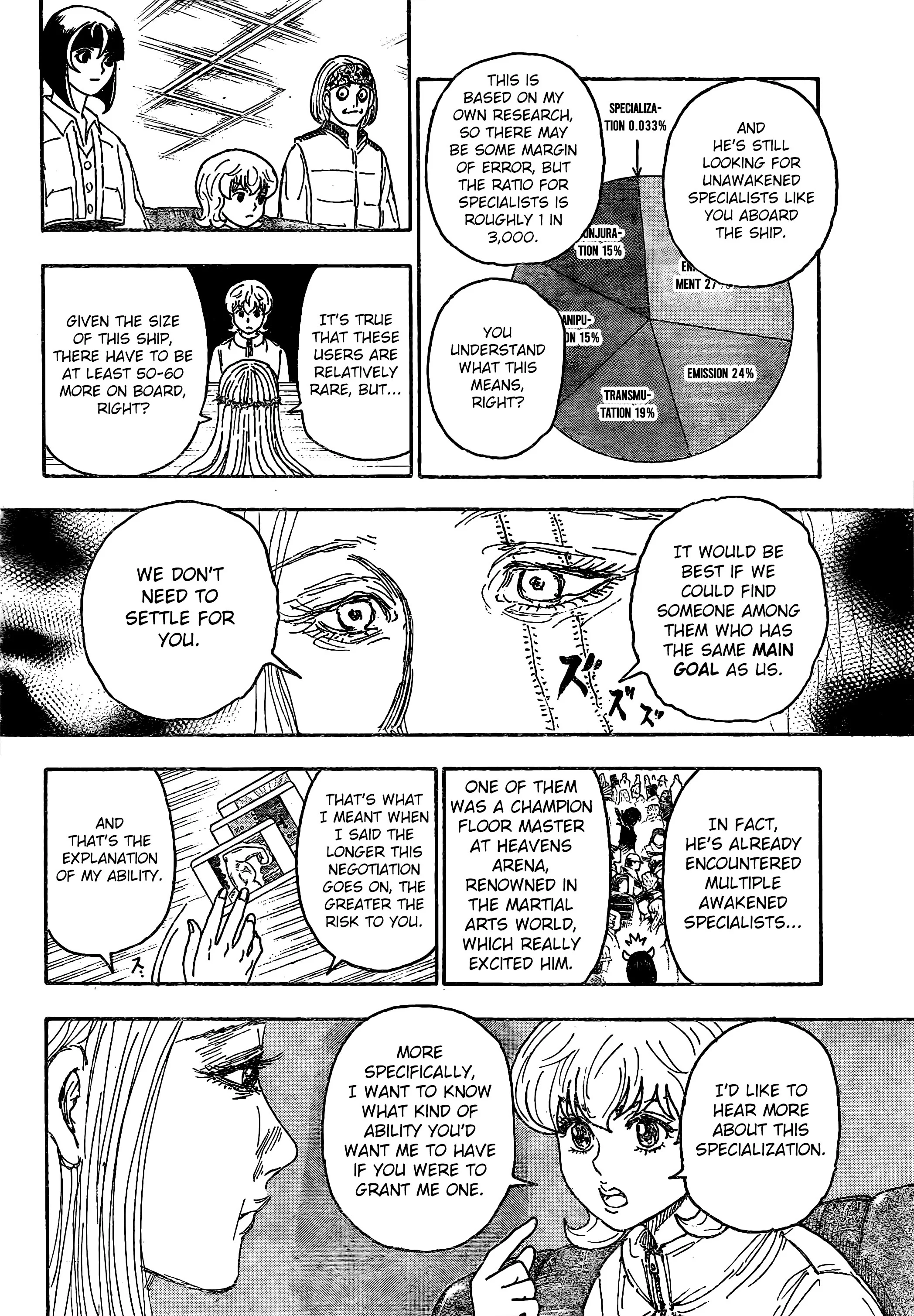 Hunter x Hunter, Chapter 408 - Negotiations Part 2 image 12