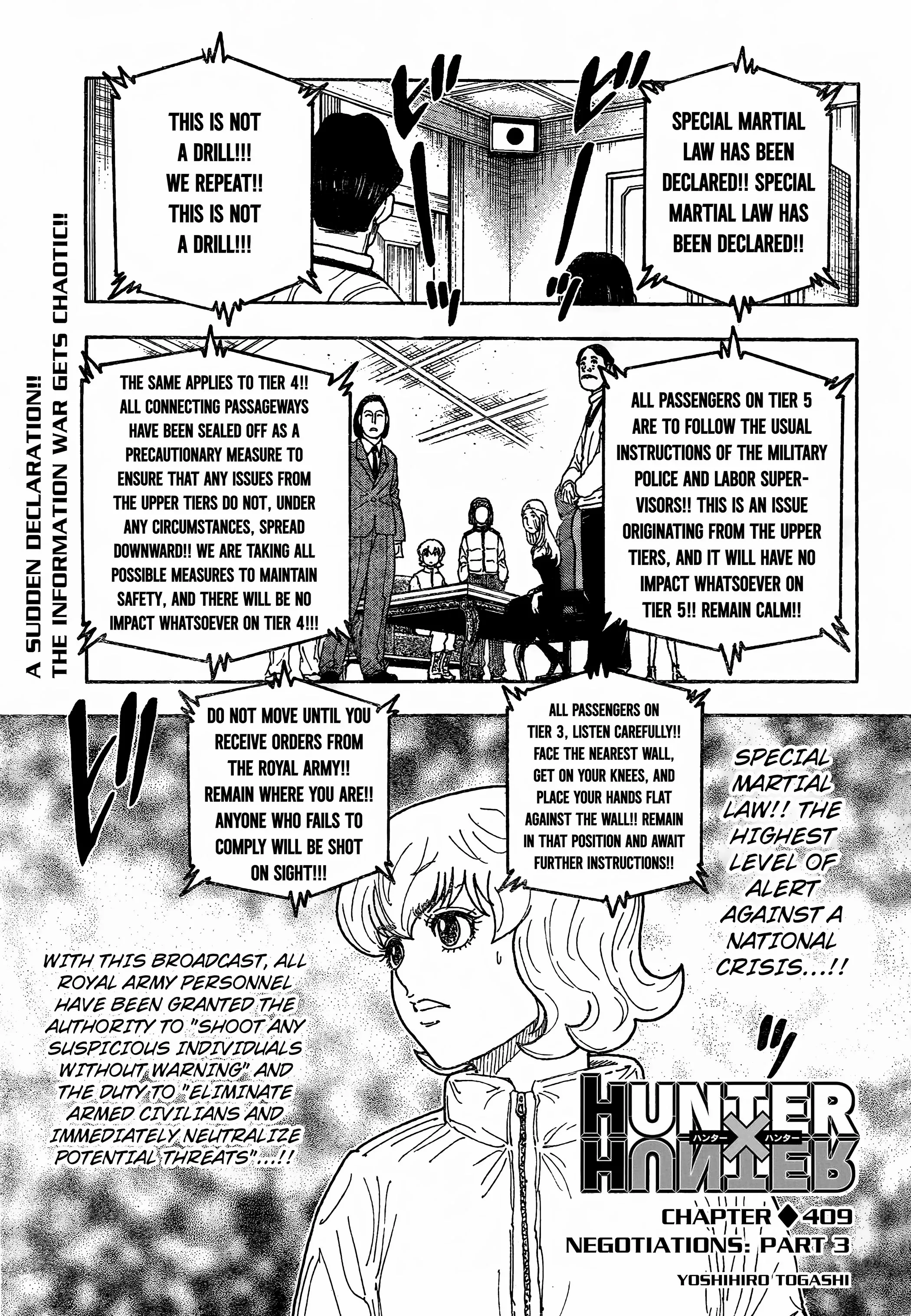 Hunter x Hunter, Chapter 409 image 01