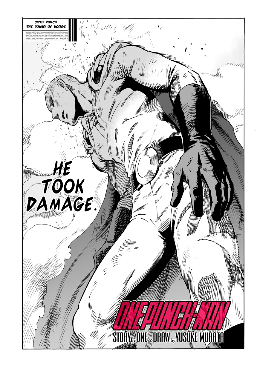 One Punch Man, Chapter 36 - Boros