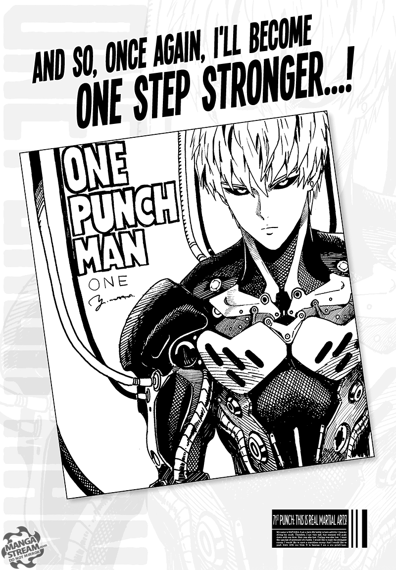 One Punch Man, Chapter 71 - This is Real Martial Arts! image 01