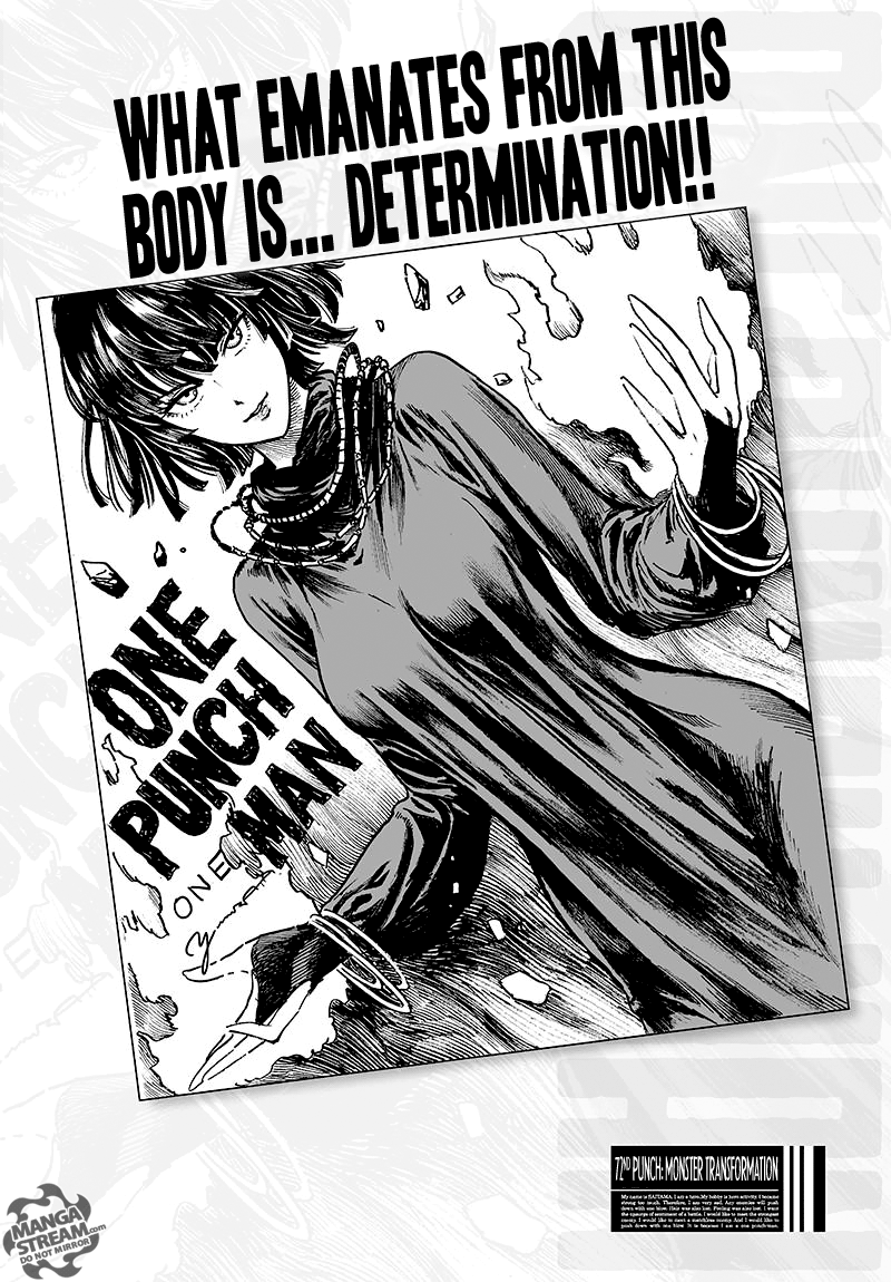 One Punch Man, Chapter 72 - Monster Transformation image 01