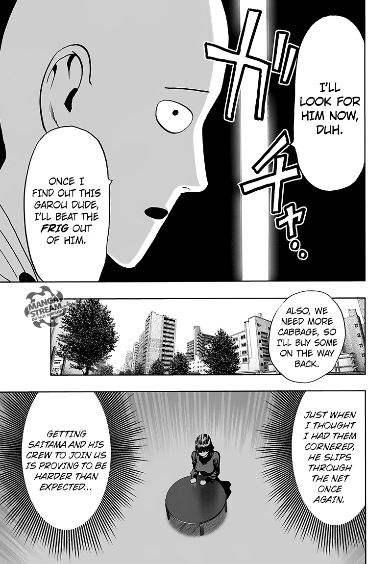 One Punch Man, Chapter 85 - Is it because I