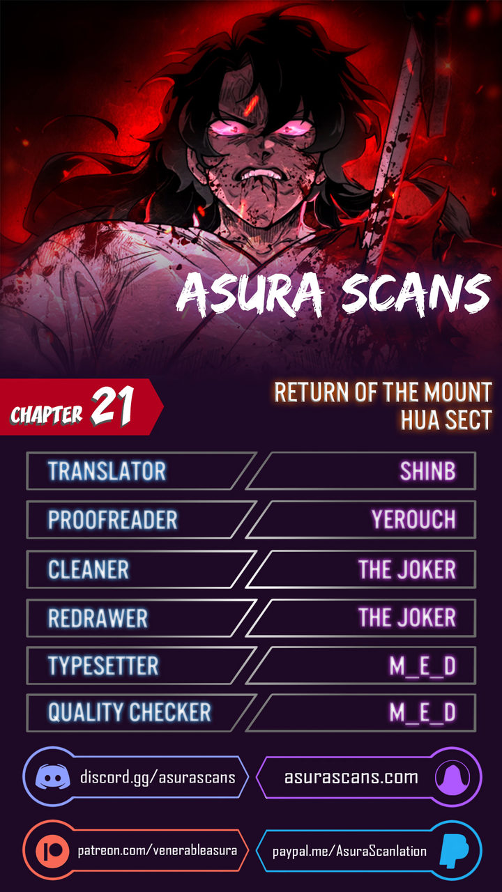 Return Of The Mount Hua Sect, Chapter 21 image 1