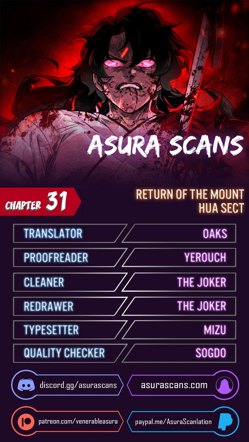 Return Of The Mount Hua Sect, Chapter 31 image 1