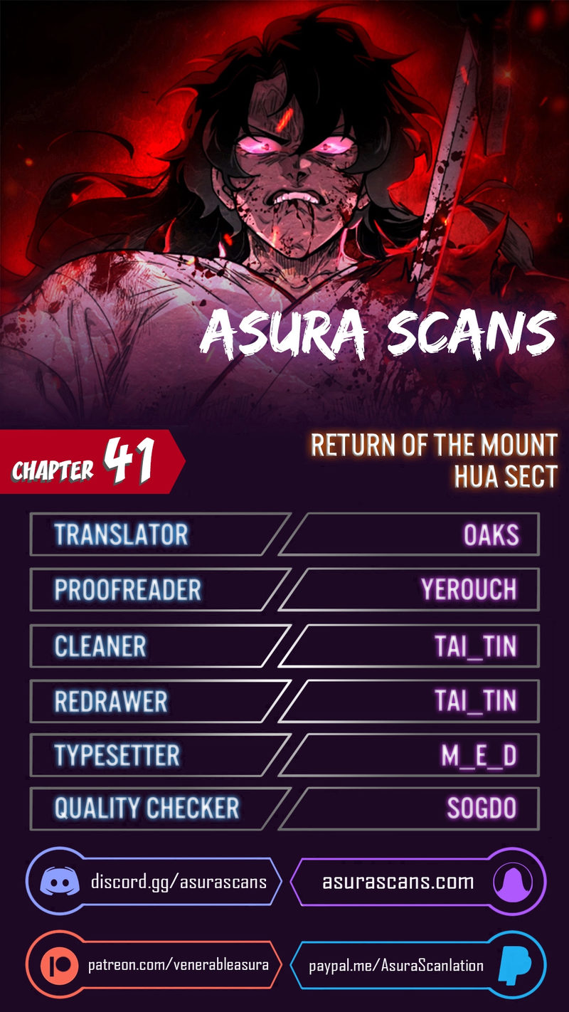 Return Of The Mount Hua Sect, Chapter 41 image 1