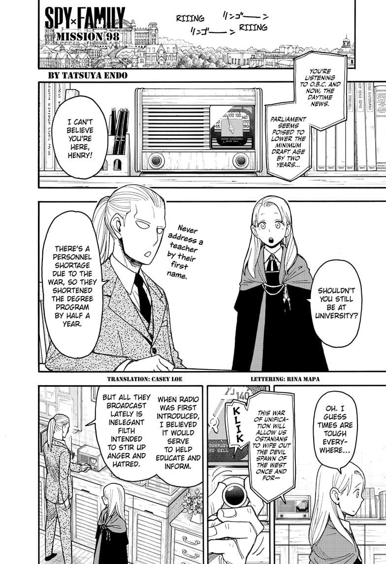 Spy x Family , Chapter 98 image 01