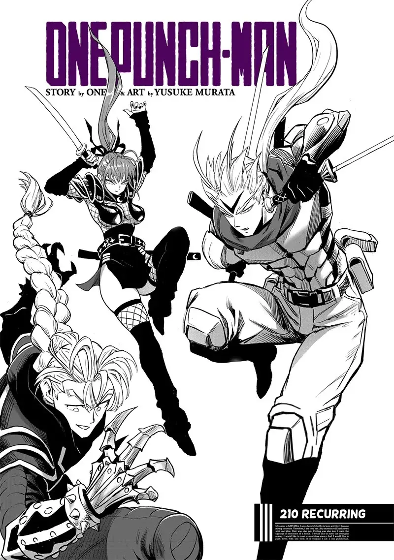 One Punch Man, Chapter 210 image 02