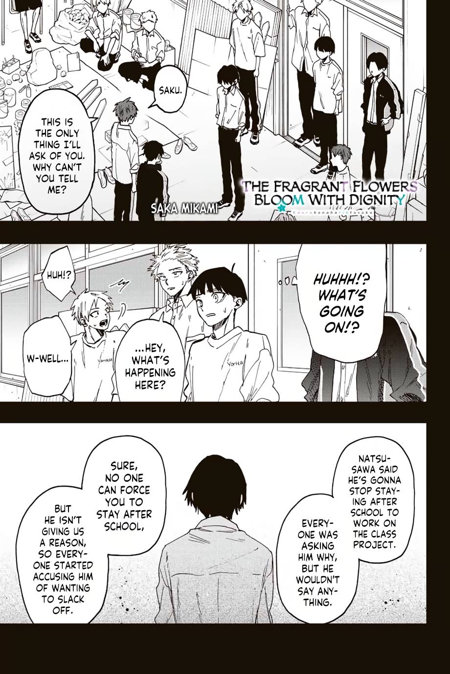 Kaoru Hana wa Rin to Saku, Chapter 50 image 02