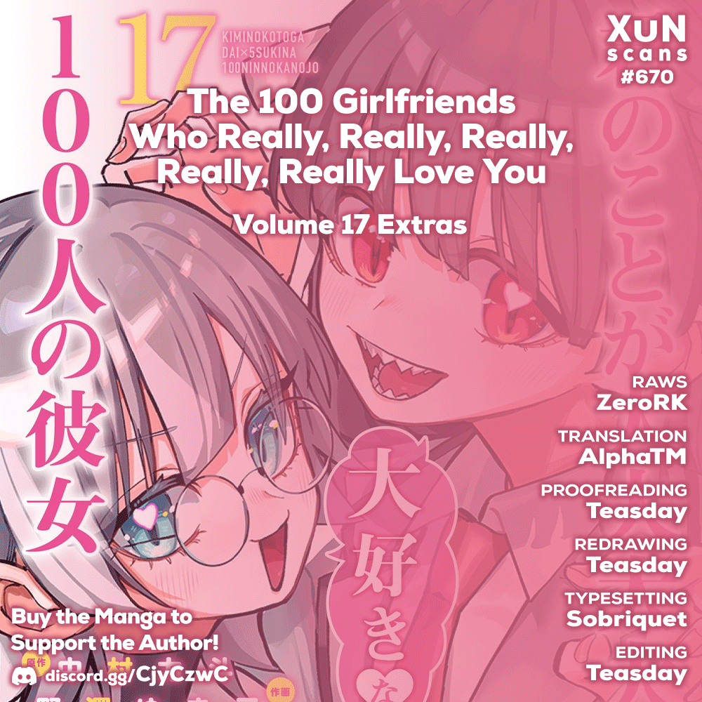 The 100 Girlfriends Who Really Love You, Chapter 149.5 - Volume 17 Extras image 01