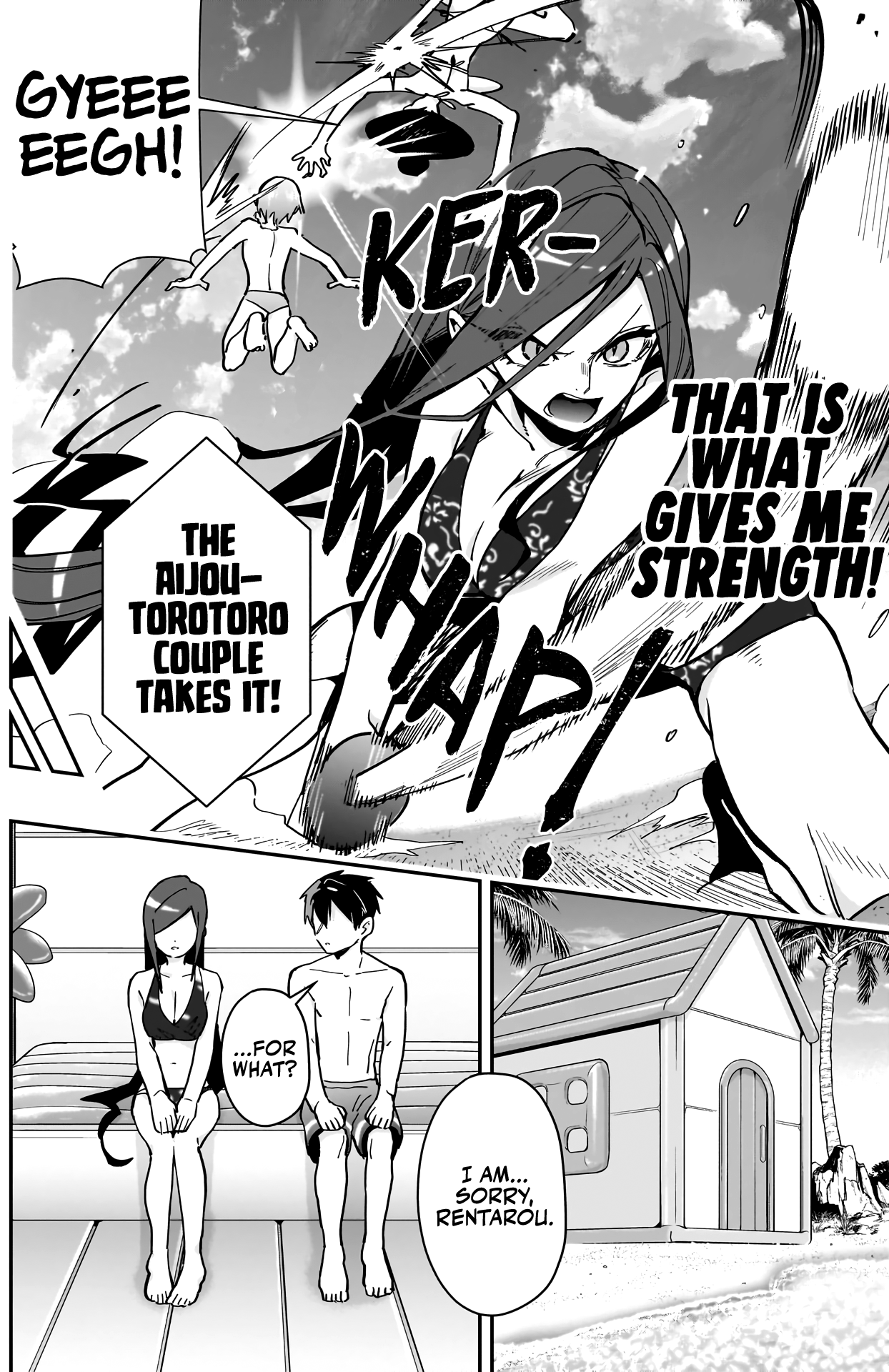 The 100 Girlfriends Who Really Love You, Chapter 166 - The Beach Swordfighting Couple Tag Tournament image 13