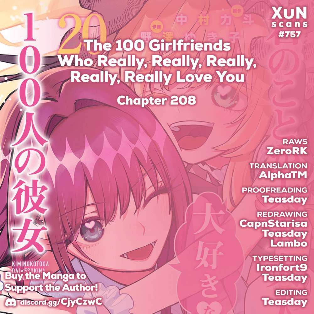 The 100 Girlfriends Who Really Love You, Chapter 208 image 01