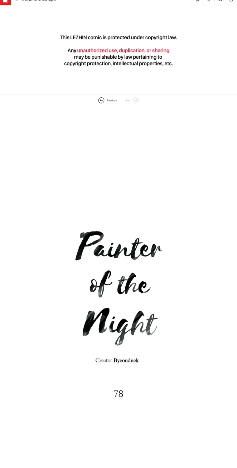 Read Painter Of The Night - Chapter 78 - www.painternight.com | Image 1