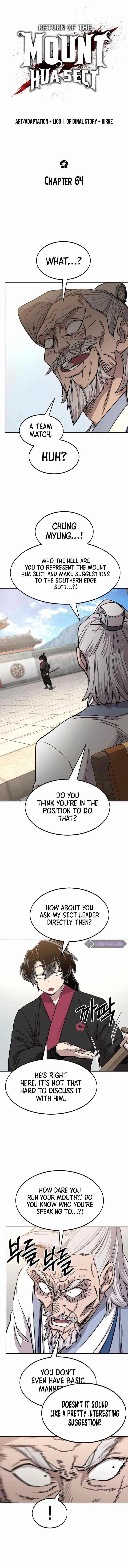 Read Return Of The Flowery Mountain Sect Chapter 64 - returnofthemounthuasectmanhwa.com | High Quality Manga Image 8