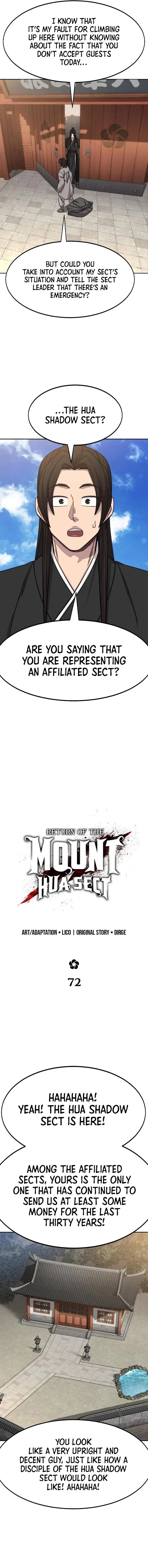 Read Return Of The Flowery Mountain Sect Chapter 72 - returnofthemounthuasectmanhwa.com | High Quality Manga Image 11