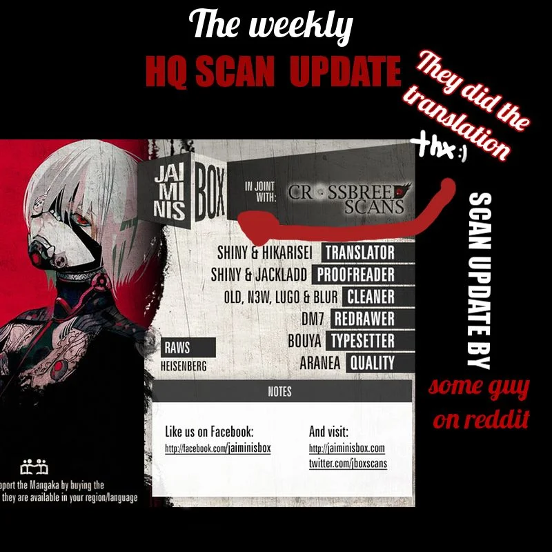 Read Tokyo Ghoul - Chapter 166 - tokyoghoul.club | Image 1