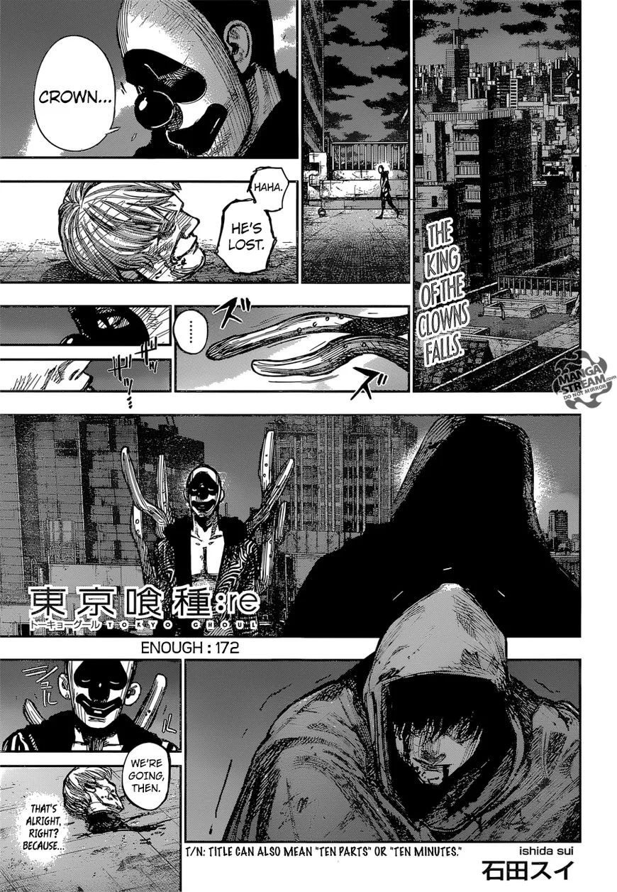 Read Tokyo Ghoul - Chapter 172 - tokyoghoul.club | Image 1